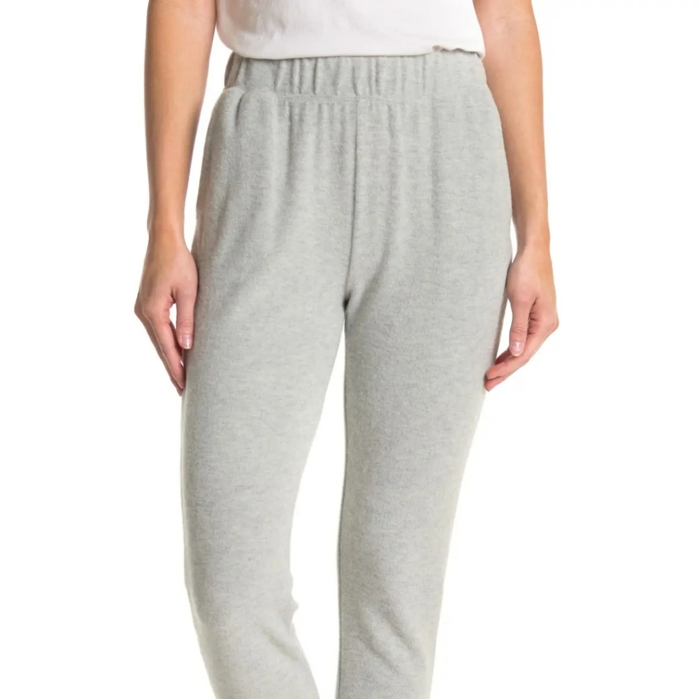SOCIALITE BRUSHED SUPER SOFT KNIT LOUNGE JOGGER PANTS GREY LG (10-12) BNWT $65